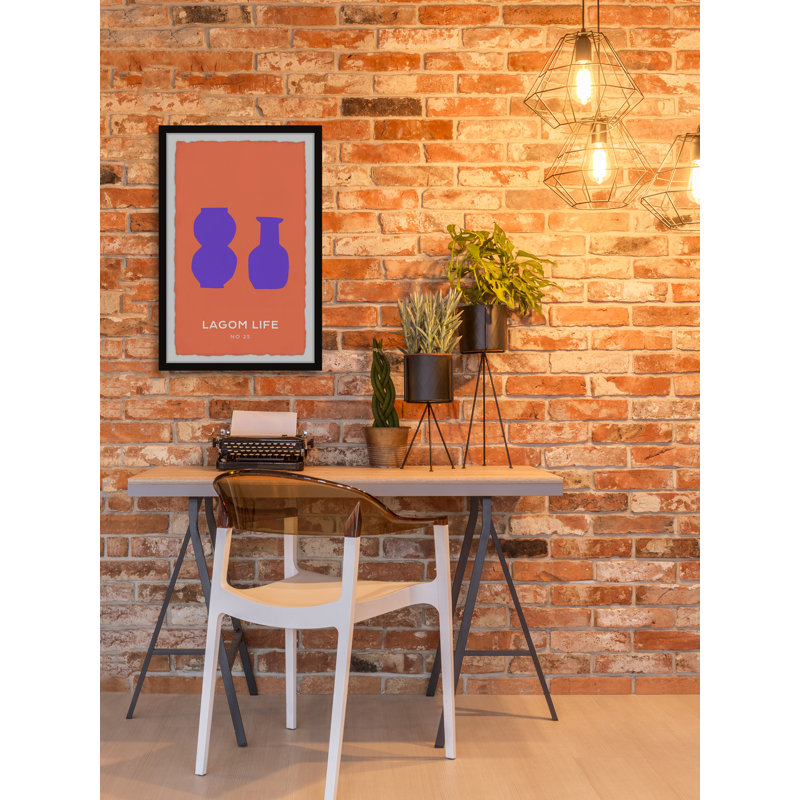 Lagom Life - Single Picture Frame Print, 61cm H x 41cm W x 3.81cm D