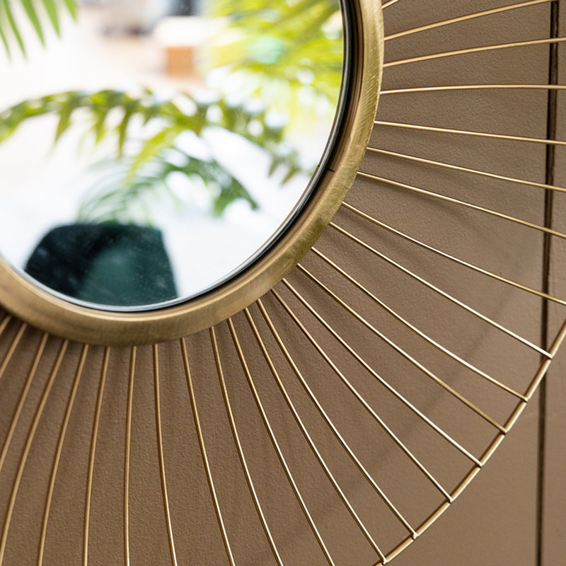 Ensemble de 3 miroirs muraux abstraits