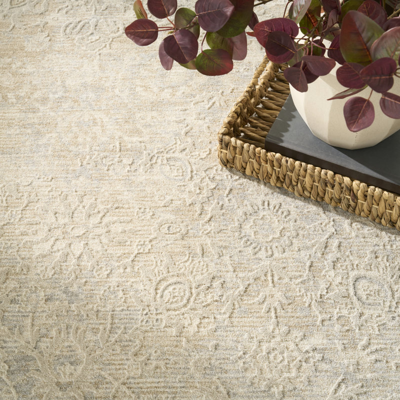 Altair 7'10" x 10'2" Beige Vintage Indoor Rug, Rectangle 7'10" x 10'2"