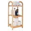 Tablettes de salle de bain Naoya Bamboo