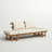 Jacqueline 83.46 " W Straight Acacia Solid Wood Patio Daybed with Cushions-1554791929-1556862259