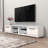 Asbury 15.75" Modern TV Stand with LED Lighting, High Gloss Finish-1649205357