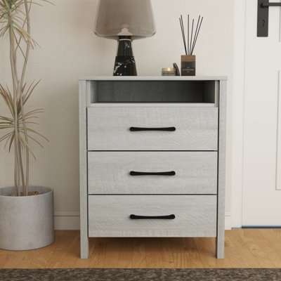 Allysyn Modern 26.1" H 3-Drawer Nightstand