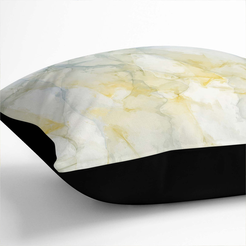 Sunrise Spirit Cushion with Filling, Black, 55cm H x 55cm W x 20cm D