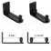 New Upgrade Sliding Barn Door Bottom Adjustable Floor Guide Roller, Barn Door Guide Sets