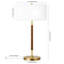Lampe de table 25 po Simone-1818848084