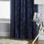 Elisha Crushed Velvet Thermal Eyelet Curtains-1412860429-1412860421