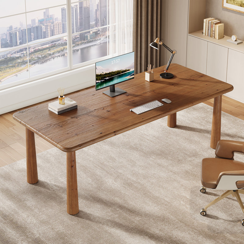 Solid Wood Executive Desk