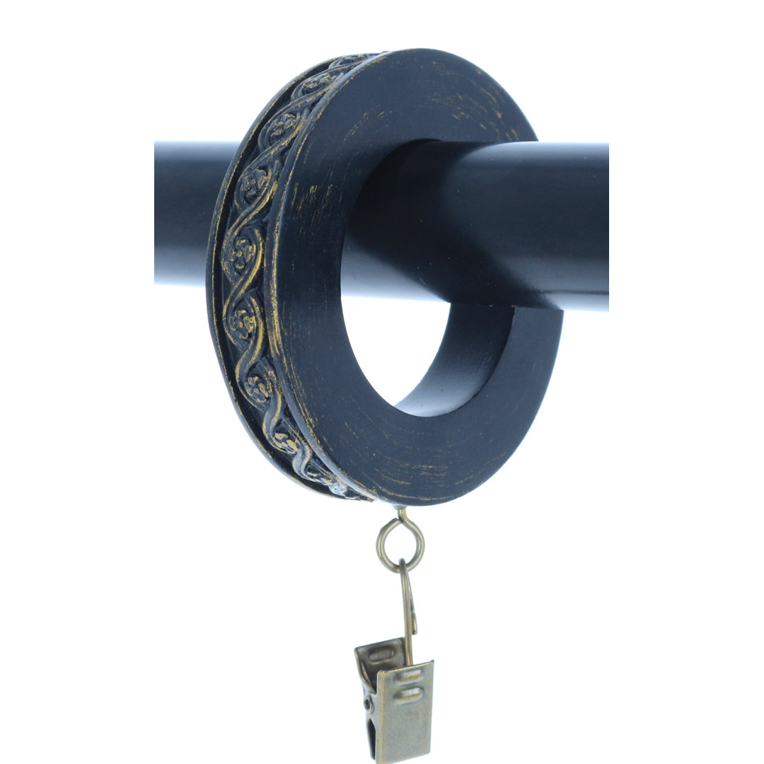 Crocker Curtain Rings (Set of 14) Charlton Home® 