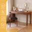 Bureau en bois massif avec tiroirs-212009149