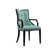 Upholstered Solid Wood Arm chair