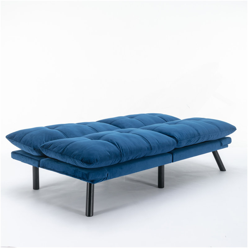 Canapé-lit pliant convertible bleu marine