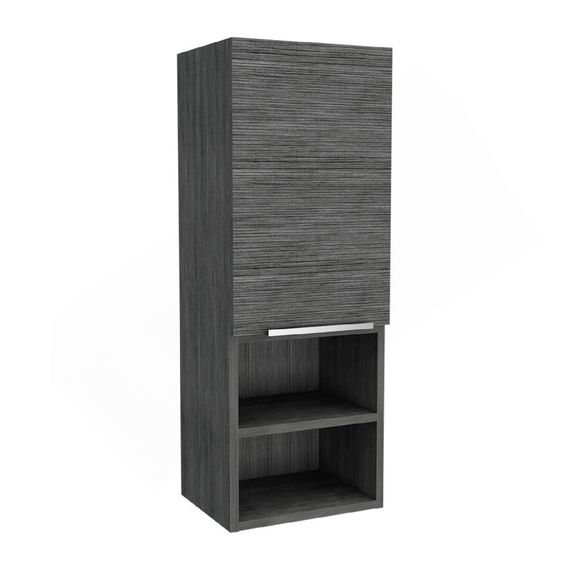 Smokey Oak Rectangle 2-Shelf Medicine Cabinet