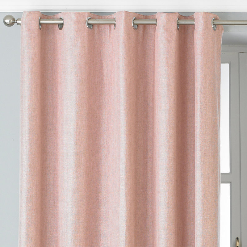 Atlantic Room Darkening Curtain Pair, Pink, 229cm Width x 137cm Drop