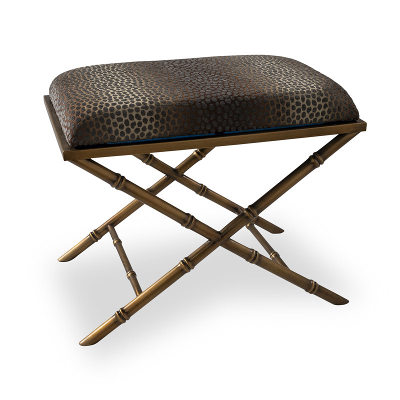 Lauderdale Nickle Forest Bench, Brown/Beige