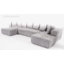 Canapé modulaire surdimensionné en forme de U avec 8 coussins Boneless-917170917