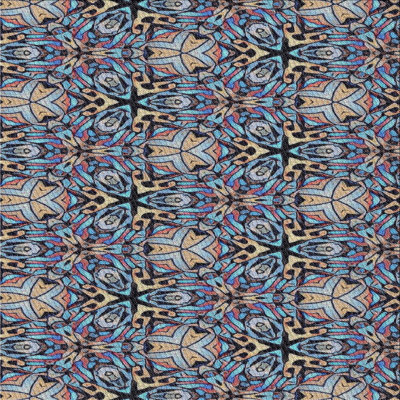 Tapis bleu marine
