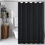 Mould Proof and Mildew Resistant Washable Polyester Bathroom Curtains w/12pcs Hooks-1100207555