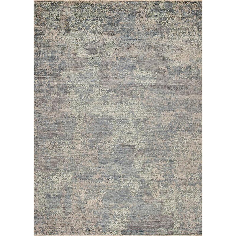 Tuscany Hand Knotted Wool Area Rug, Rectangle 9' x 12'