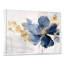 Hibiscus bleu et blanc, fleurs d'harmonie tropicale I - art mural floral-74751209-126874633