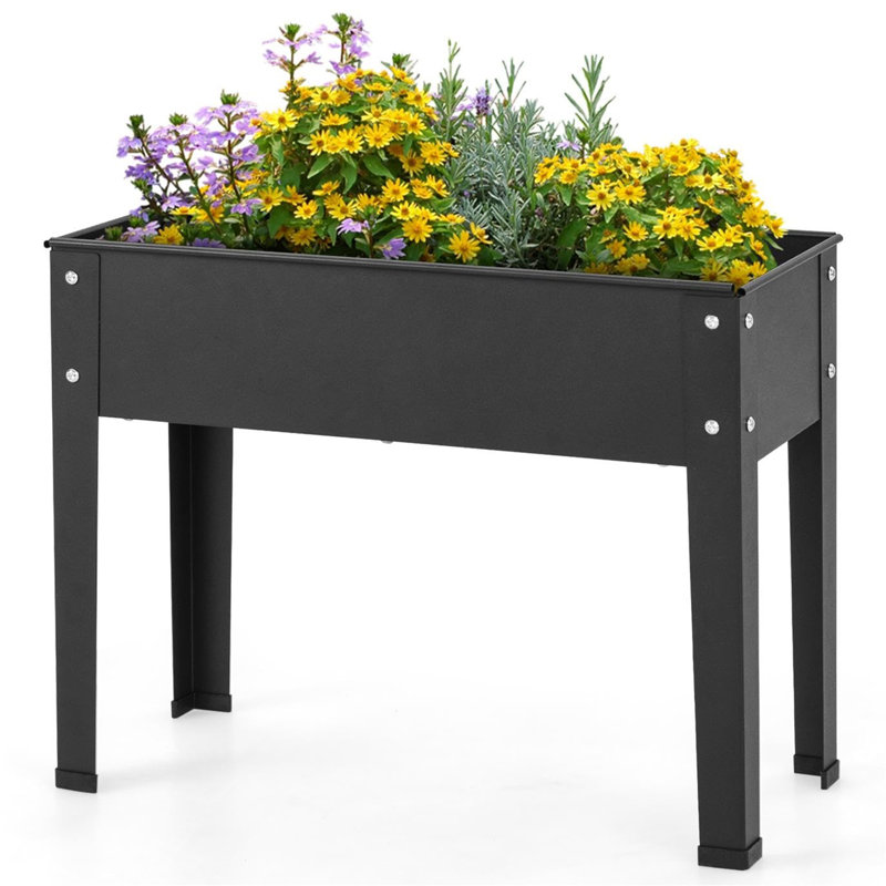Bertrame Metal Raised Garden Bed