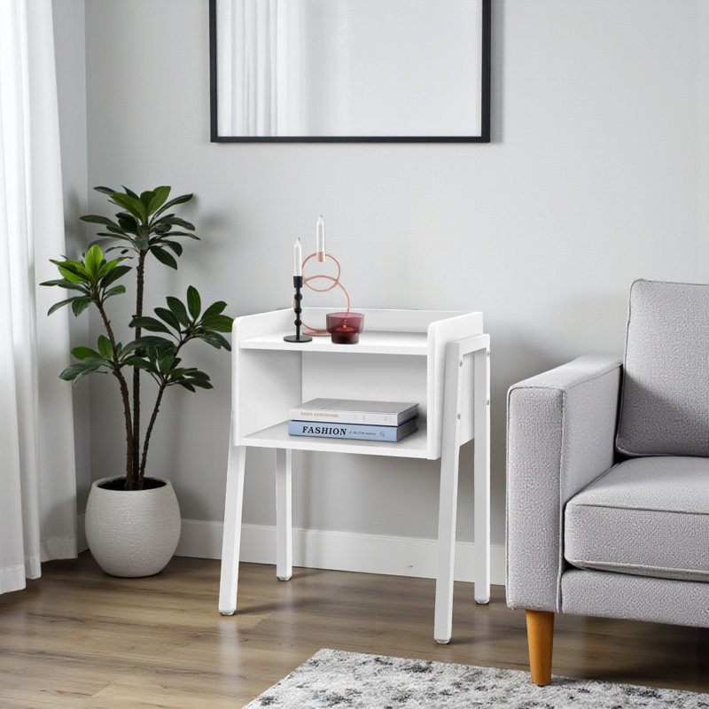 Fraizer White Accent Table