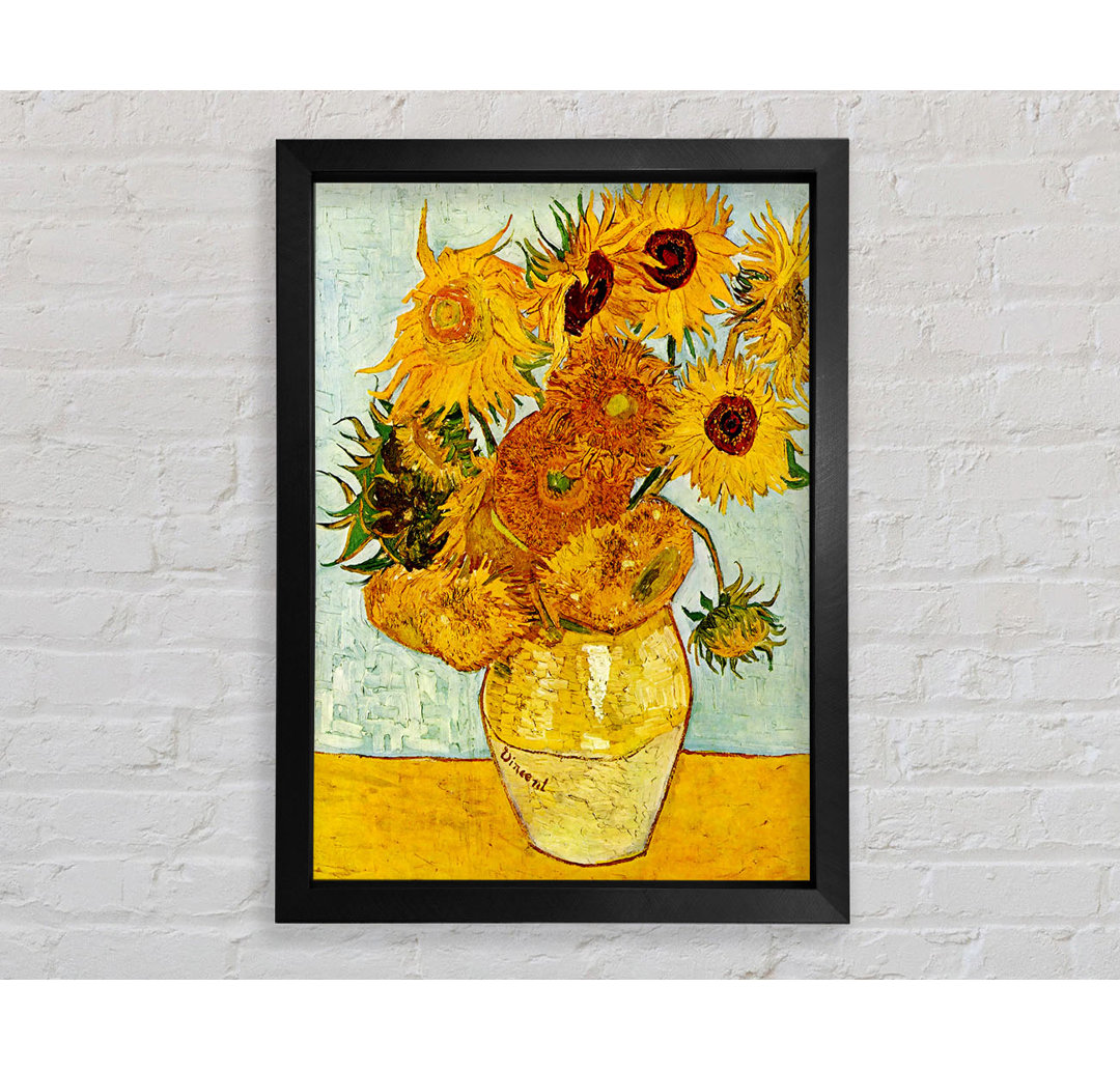 Van Gogh Sonnenblumen von Vincent Van Gogh - Einzelne Bilderrahmen Kunstdrucke