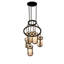 Luminaire suspendu cylindrique 6 lumières