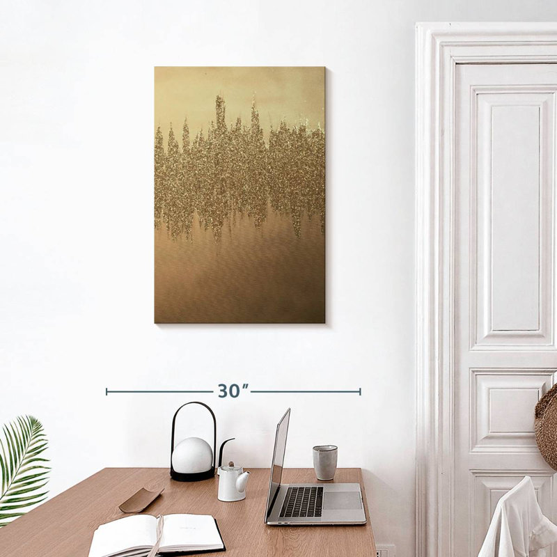 Avery Gold Shimmer, 30" H x 20" W