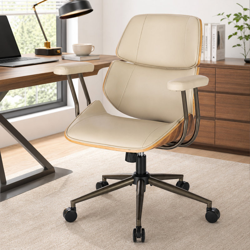 Fauteuil de direction ergonomique, Beige