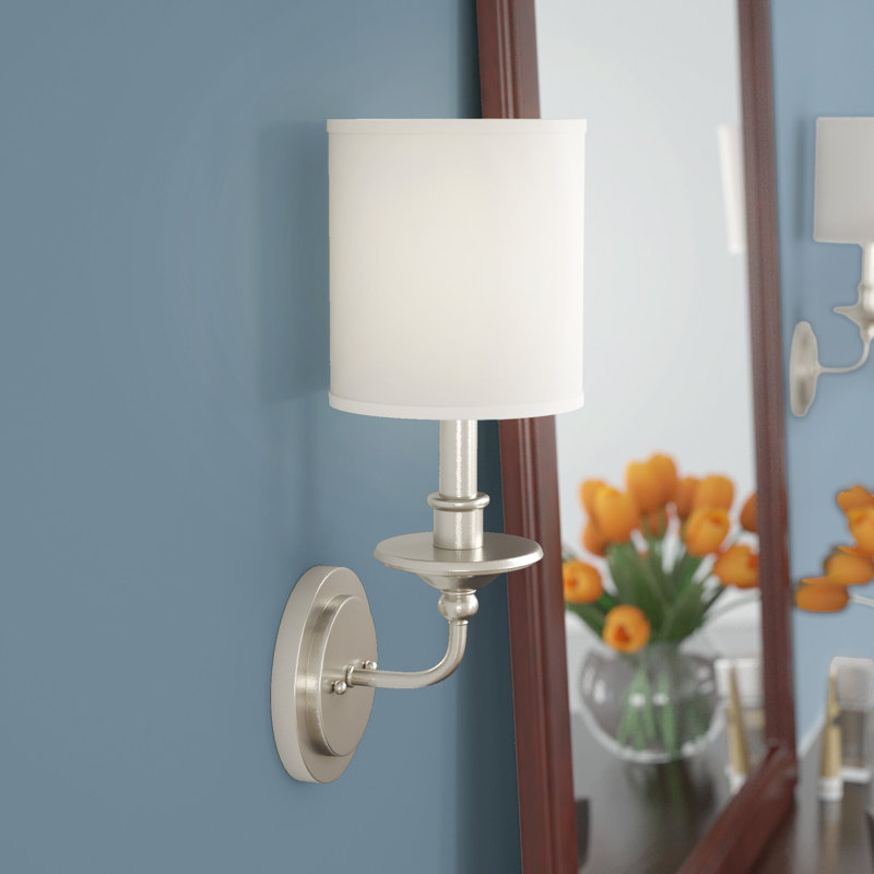 Procida Armed Sconce, Polished Nickel