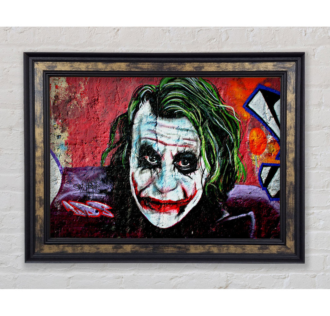 The Joker - Einzelner Bilderrahmen Kunstdrucke