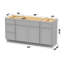 Base de meuble-lavabo simple 69 po seulement-98706262