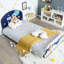 Lit plateforme en tissu pour enfants