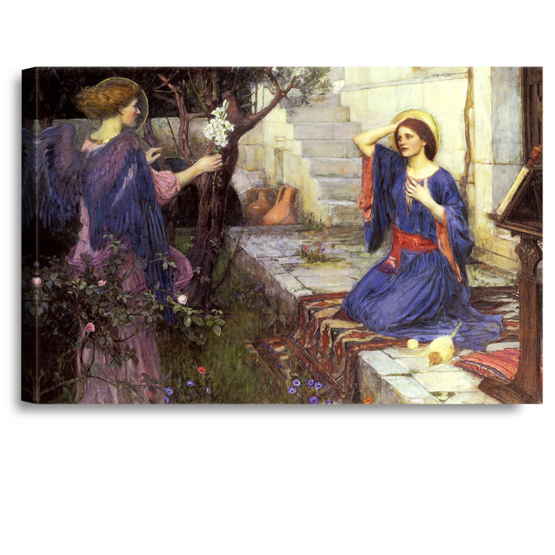 Reproduction de peinture, "The Annuation" par John William Waterhouse, estampe numérique sur toile pour décoration intérieure