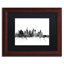 « los angeles ca horizon b&w », impression sur toile encadrée-17773263-40420586-69522422
