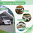Party Tent Heavy Duty Wedding Tent Large Outdoor Canopy Carport With Storage Bags & Removable Sidewalls-115724216