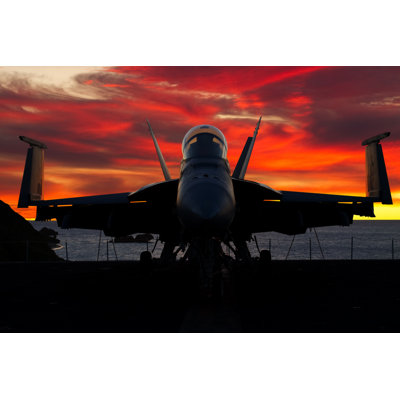 Fighter Plane at Sunset by Ct757Fan