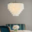 Lustre Pettisville Farmhouse Coastal Shell / Capiz-1866115936