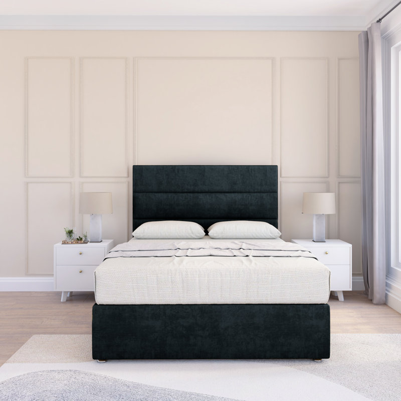 Bed, Black, Double (4'6)