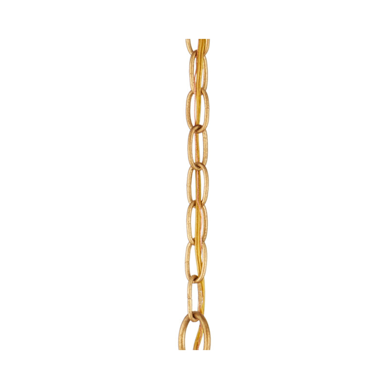 3' Antique Gold Leaf Chain