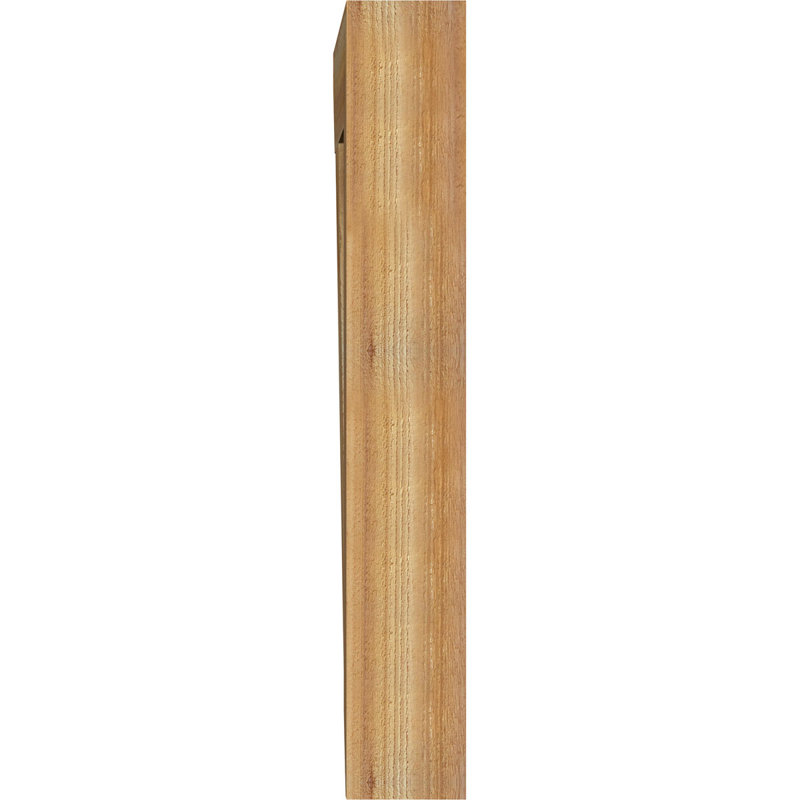 H 6 po x l 40 po x Support en bois / corbeau, Cèdre rouge, H 40 po x l 6 po x P 32 po