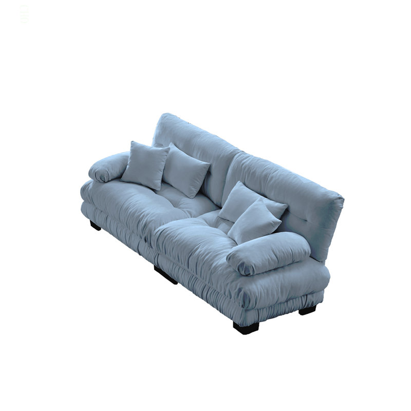 Canapé 2 places Cloud Couch, Chenille bleu