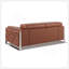 Causeuse en cuir italien Global United-1632492480