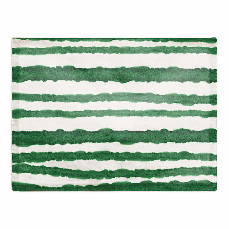 Napperon aquarelle, Vert
