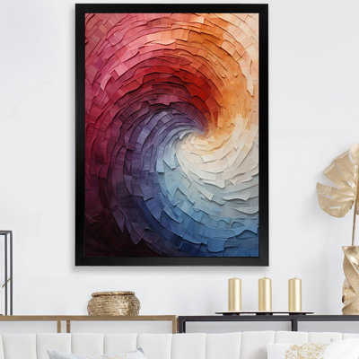 «Colorful Rainbow Wave I» - art mural arc-en-ciel