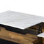 Table basse rectangulaire avec plateau relevable, table de style moderne pour l'intérieur