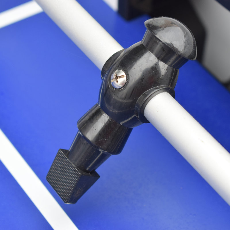 Highlander 55'' White Outdoor Foosball Table with Aluminum Rods