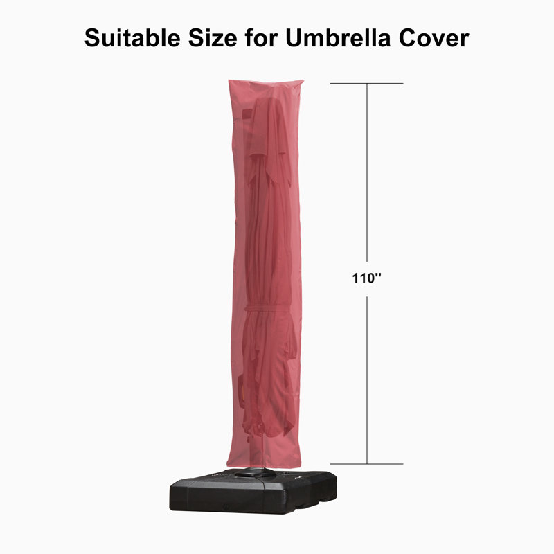 3.6m Square Cantilever Parasol, Terra