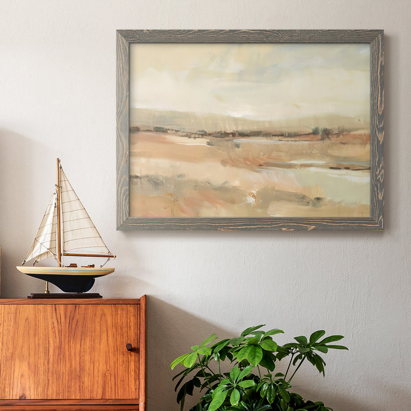 Earth Tone Landscape I - Impression sur toile tendue, H 18 po x l 26 po x P 1,5 po, Gris